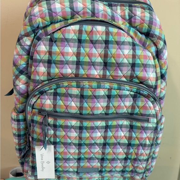 Vera Bradley Colorful Quilted Backpack - Picture 1 of 9
